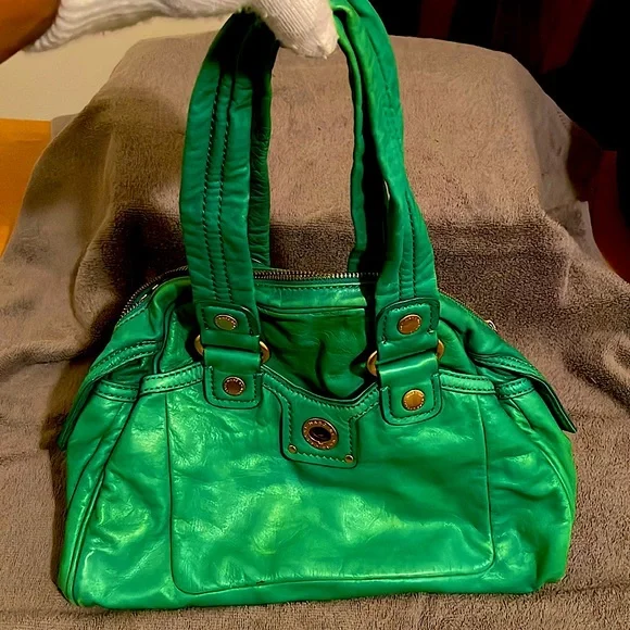 Cool green leather Marc Jacobs handbag - Picture 1 of 6